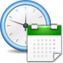 time date icon green cyan